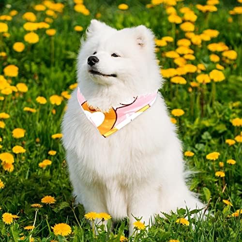 2 Paket Köpek Bandana Sevimli Corgi Köpek Seni Seviyorum Pembe Baskı Pet Eşarp Ayarlanabilir Üçgen Önlükler Fular Köpek Aksesuarları