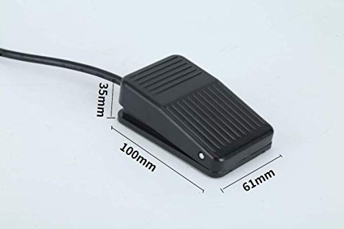 Kaymaz Plastik Anlık Elektrik Ayak pedal anahtarı Tel Uzunluğu 25 cm Düğme Anahtarı