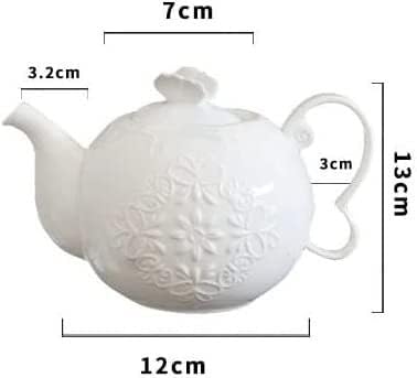 Su ısıtıcısı çaydanlık seramik demlik Mahkemesi Kabartma Dekor Masaüstü çay takımları Modern Öğleden Sonra Çay Oturma Odası