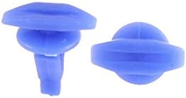 uxcell a15120900ux0199 Mavi Evrensel Araba İç kapı pervazı plastik perçinler Klip, 70 Adet