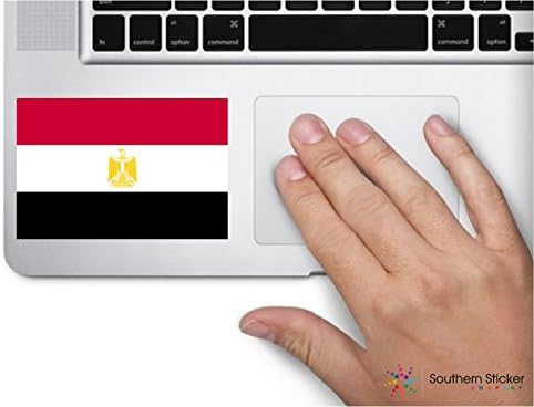 ExpressDecor Ülke bayrağı Mısır 4x2. 5 inç inşaat için komik çıkartmalar baret pro sendika çalışan erkekler yemek kabı alet