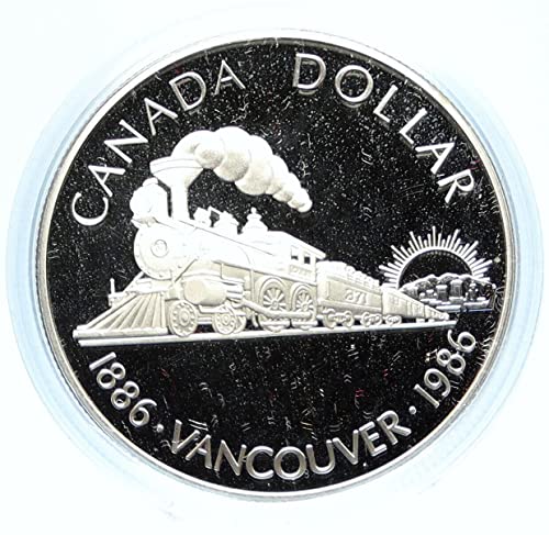 1986 CA 1986 KANADA Vancouver İNGİLTERE Kraliçesi II. Elizabeth ile 1 $ Sertifikasız iyi