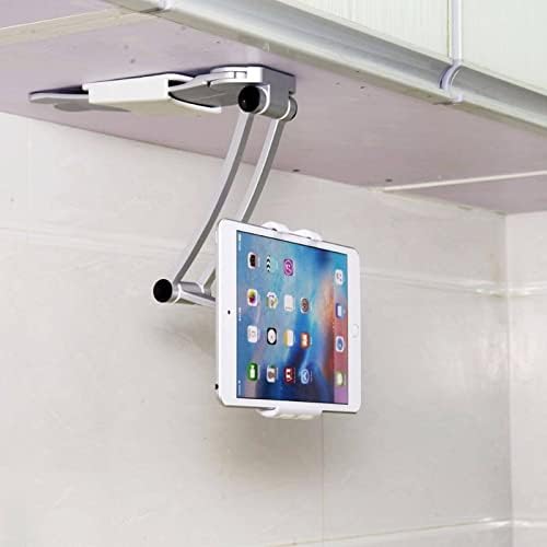 Telefon tutucu Mutfak tablet tutacağı Stand2-in-1 Duvar / Tezgah Fit For13 To19cm iPhone Samsung için Levona Huaweitablet