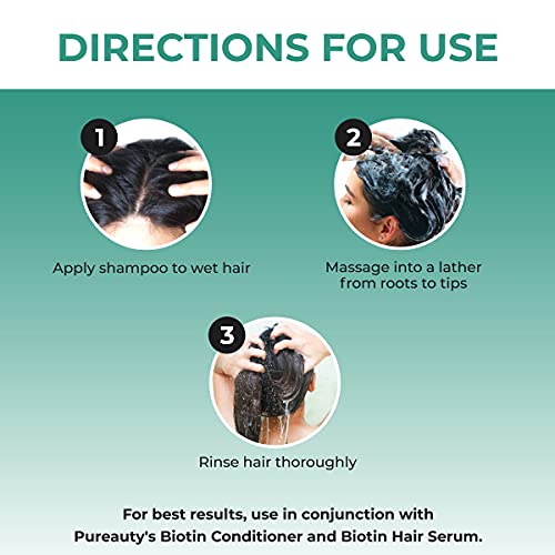 Saç İnceltme ve Saç Dökülmesi için Biotin Şampuan, Biotin Şampuan ve Saç Kremi, Erkekler için Saç Dökülmesi Şampuanı ve Saç