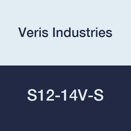 Veris Industries S12-14V-S 12-10 Vinil İzoleli Maça Terminali, 1/4 Saplama