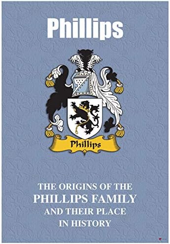 I LUV LTD Phillips ingilizce Aile Soyadı Kısa Tarihsel Gerçekleri İçeren Tarih Kitapçığı