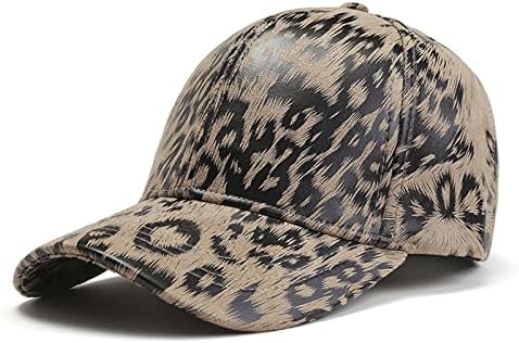 Bayan leopar şapkalar Beyzbol Kapaklar Retro Vintage Ayarlanabilir Strapback Yapılandırılmamış Spor Baba Şapka Erkekler Kadınlar