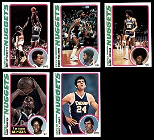 1978-79 Topps Denver Nuggets Takım Seti Denver Nuggets (Set) VG/EX + Nuggets
