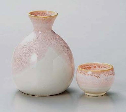 SAKURA-NAGASHİ 3.2 inç 2 Set SAKE Setleri Japon orijinal Porselen