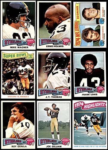 1975 Topps Pittsburgh Steelers Takım Seti Pittsburgh Steelers (Set) ESKİ / MT + Steelers