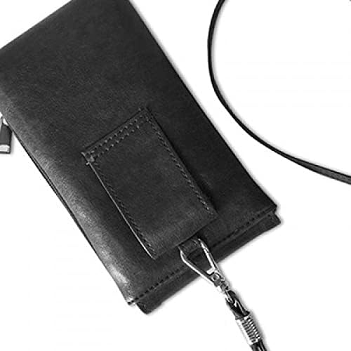 Zaman için Çay Bisküvi Çikolata Telefon cüzdan çanta Asılı Cep Kılıfı Siyah Cep