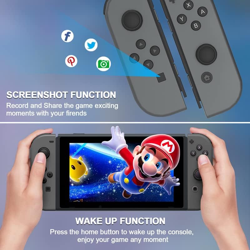 Nintendo Switch Controller için Joycons, Switch / Lite / OLED için Wıv77 Joypad Switch Controller, Sol ve Sağ Nintendo Switch
