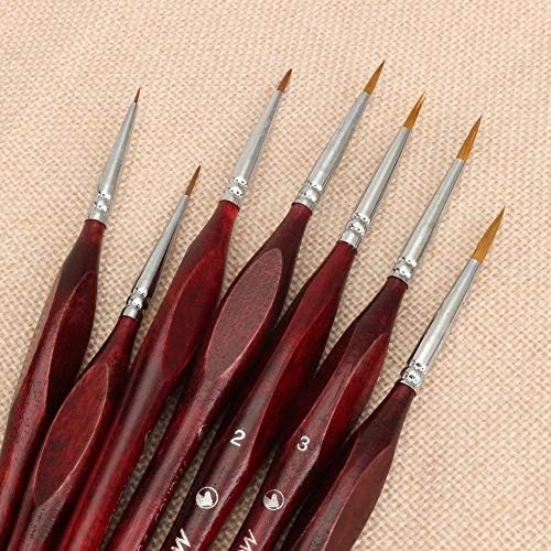 SDGH 7 Adet Boya Fırçası Seti Profesyonel Saç Tasarım Tırnak Boyama Çizim Fırçalar Sanat Boyama Fırça Kalem