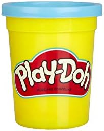 Play-Doh Toplu 12 Paket Mavi Toksik Olmayan Modelleme Bileşiği, 4 Onsluk Kutular