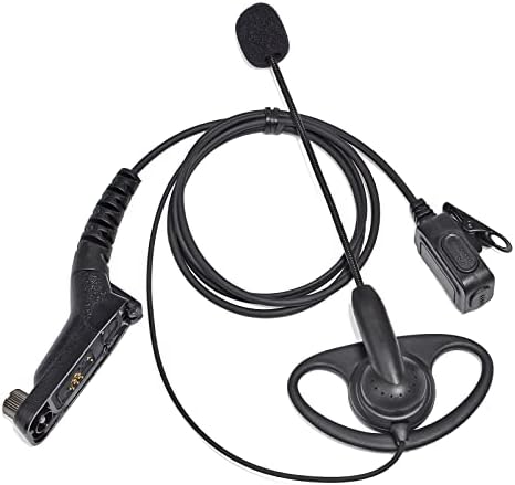 HYS 2 Yönlü Telsiz Kulaklık ile Döner mikrofon sopası, D Tarzı Kulak Kancası Kulaklık Motorola XPR 7550e XPR6350 XPR6550