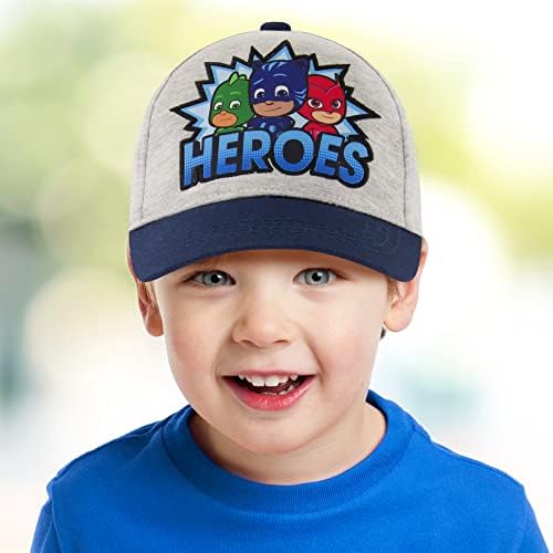 PJ Maskeleri Beyzbol Şapkası ve Ayarlanabilir Yürümeye Başlayan Çocuk Şapkası, 4-7 yaş arası çocuklar için 2-4 veya Erkek