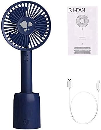 USB Taşınabilir el fanı el fanı Mini Salınımlı Kişisel Soğutma Fanı Tabanı ve Dahili Şarj Edilebilir Ofis Odası için Açık