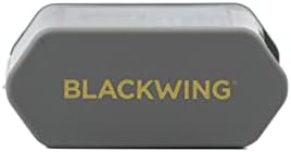 Blackwing İki Adımlı Uzun Nokta Kalemtıraş, Gri, Alman Çelik Bıçaklar, Keskin Uzun Kalem Noktası Oluşturur, 1'li Paket