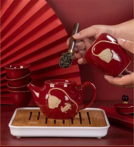 CCBUY akik seramik demlik Pot çay çaydanlıklar için Puer çay fincan seti Teaware ısıtmalı su ısıtıcısı çin kupa (renk: B,