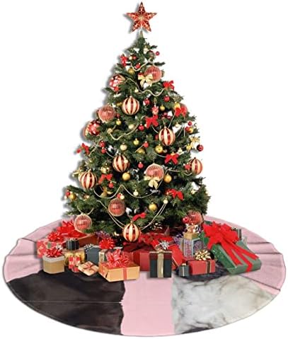 Noel Ağacı Etek Köpek Noel Peluş Ağacı Etek 48 İnç Dantel Up Noel Dekorasyon için