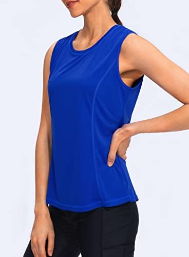 YYV kadın Egzersiz Tankı Üstleri Hafif Kolsuz Gömlek Kadınlar için Gevşek Fit Üstleri Atletik Koşu Tenis Yoga