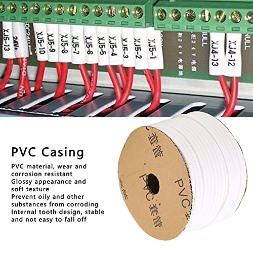 PVC Muhafaza, Kablo Tanıma Esnek Tel İşaretleyici Tüpler Yağ Geçirmez Aşınmaya Dayanıklı Boru Yazıcı ZMY-1.0