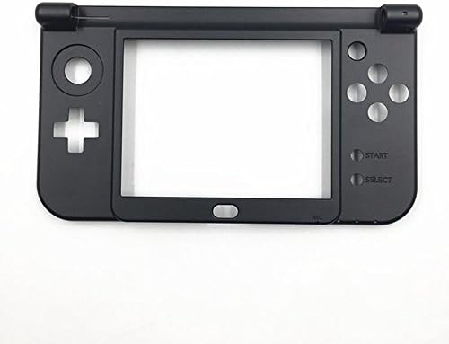 Konut Menteşe Alt Orta Çerçeve Kapak Shell Kılıf Nintendo Yeni 3DS XL LL 2015 Sürüm Değiştirme-Siyah