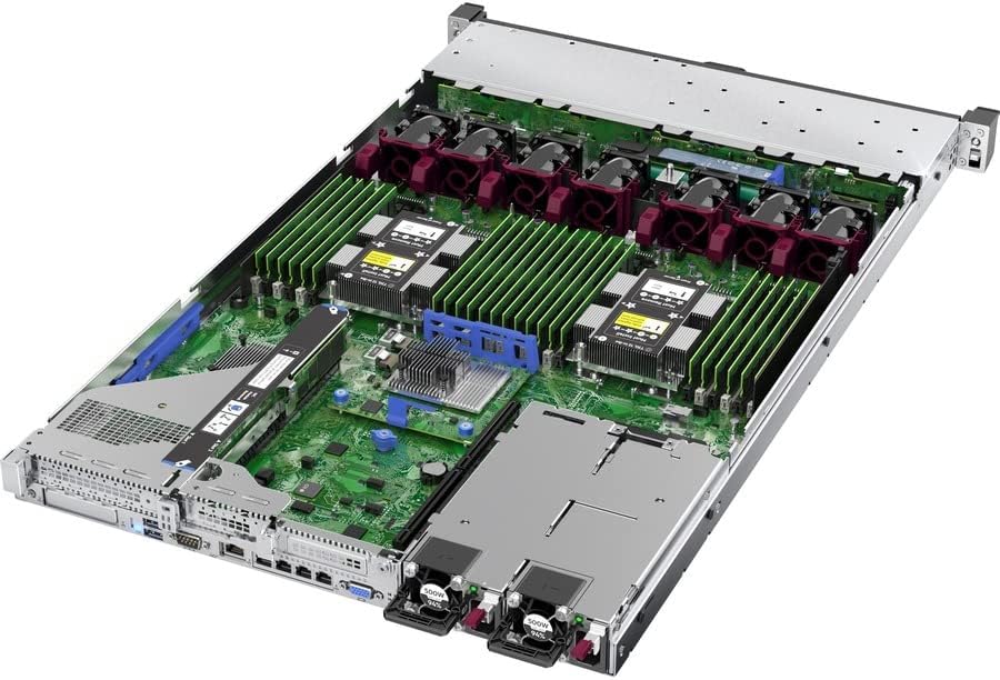 HPE ProLiant DL360 G10 1U Raf Sunucusu-1 x Intel Xeon Silver 4215R 3,20 GHz-32 GB RAM-Seri ATA, 12 Gb/sn SAS Denetleyici
