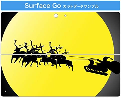 microsoft Surface ıçin ıgstıcker Çıkartması Kapak Go/Go 2 Ultra Ince Koruyucu Vücut Sticker Skins 001527 Ay Noel