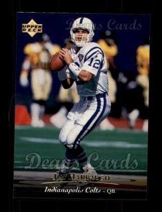 1995 Üst Güverte 242 Jim Harbaugh Indianapolis Colts (Futbol Kartı) NM / MT Colts Michigan