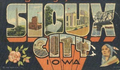 Sioux City, Iowa Kartpostalı