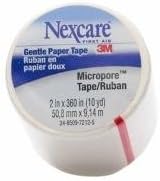 Nexcare ilk yardım bandı, Mikro Gözenekli Kağıt, 2 inç. x 360 inç.