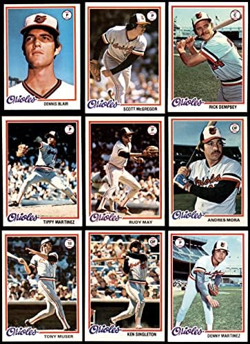 1978 Topps Baltimore Orioles Takım Seti Baltimore Orioles (Set) NM Orioles