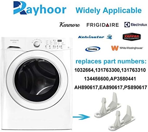 (2 Paket) Rayhoor 131763310 Yıkayıcı Kapı Forvet için Yedek Frigidaire Kenmore Çamaşır Makinesi, yerine AP3580441 1032664