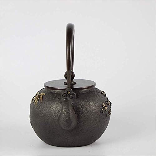 Dökme Demir Demlik Yaldızlı Eski Pot Dövme Japon Dökme Demir Eski Pot Kaplanmamış Sağlık Demlik demir tencere, lsxysp, Dökme