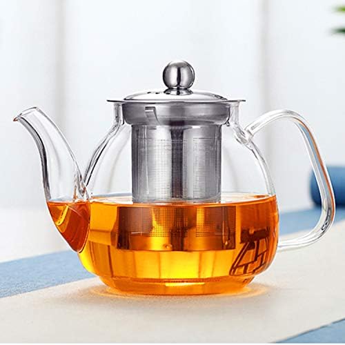 Isıya dayanıklı cam çaydanlık, çiçek demlik, ev kung fu demlik, paslanmaz çelik iç pot, filtre çay seti, su ısıtıcısı, çay