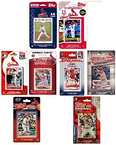 C & I Collectables MLB St. Louis Cardinals Ticaret Kartları, Beyaz, Tek Beden