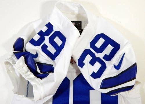 2017 Dallas Cowboys Marquez Beyaz 39 Oyunu Verilen Beyaz Forma 40 DP15510-İmzasız NFL Oyunu Kullanılmış Formalar