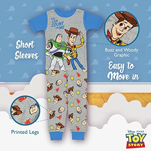 Disney Erkek Çocuk Oyuncakları Hikayesi Kitaplı 2 Parçalı Rahat Pamuklu Pijama Takımı
