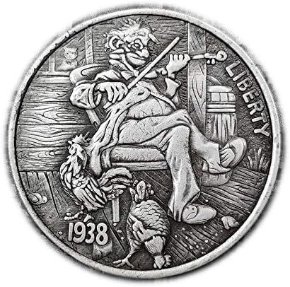 Kabartmalı 1938, slotcent Yaratıcı Amerikan 骷髅 Sikke Mikro Koleksiyonu 194 Sikke Koleksiyonu hatıra parası