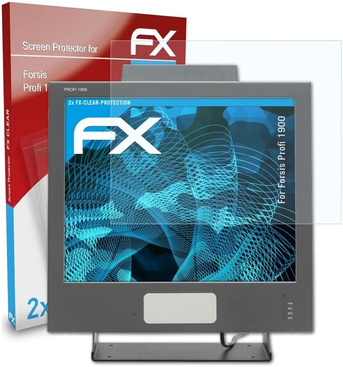 atFoliX ekran koruyucu Film ile Uyumlu Forsis Profi 1900 Ekran Koruyucu, Ultra Net FX koruyucu film (2X)