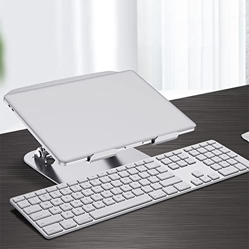 MHYFC laptop standı Ayarlanabilir Taban Masa Yatak Alüminyum Dizüstü Masaüstü Standı Katlanır Kaymaz Soğutma Braketi ( Renk:
