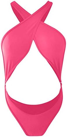 Monokini Mayolar Kadınlar için, kadın Kesme Yüksek Kesim Seksi Tek Parça Tanga Mayo Bikini bantlı mayo