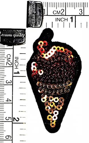 Kleenplus Mini Güzel Dondurma Koni Yamalar Sticker Karikatür Sevimli Nakış Demir On Kumaş Aplike DIY Dikiş El Sanatları Tamir