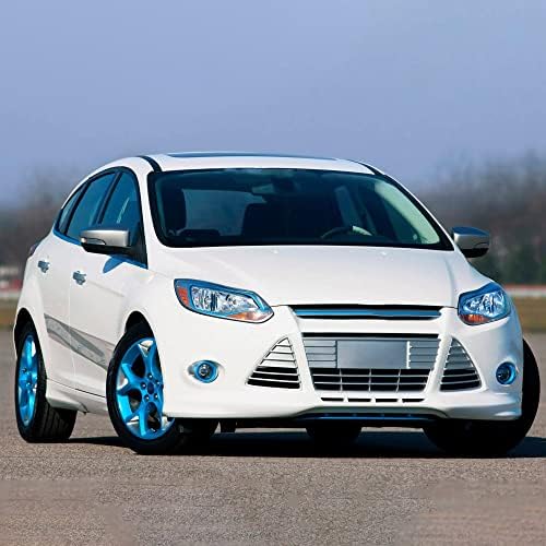 Vomal Halojen far takımı İçin Fit 2012-2014 Ford Focus 4 Kapı Sedan Hatchback Fabrika Tarzı (Krom Konut Amber Reflektör)