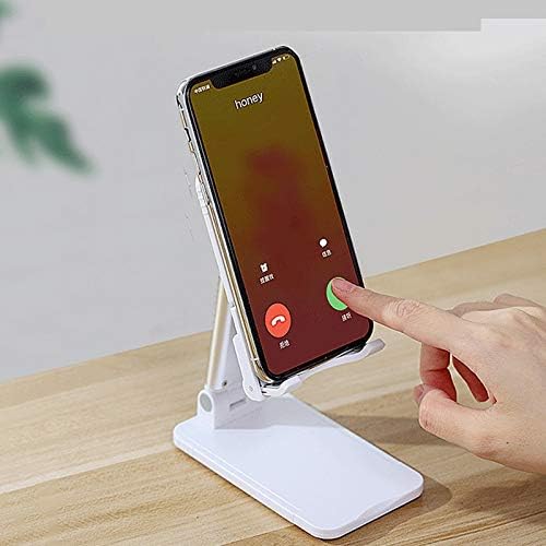 UXZDX CUJUX Cep telefon tutucu Standı Ayarlanabilir Masaüstü Tablet tutucu Evrensel Masa cep telefon standı (Renk: Beyaz)