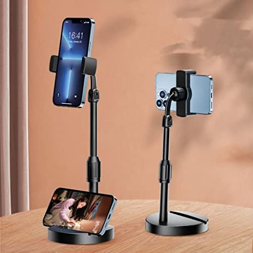 LADUMU Masaüstü Standı Çift Yuvası Ayarlanabilir Küçük Boyutlu cep telefonu Standı Taşınabilir Hediyeler Kapalı Masa Kolay