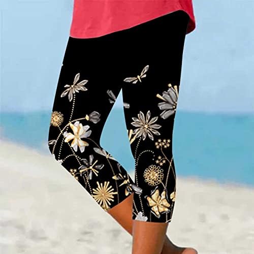 MIASHUI Kırpılmış Tayt Tayt Bayan Yaz Rahat Spor Yoga Pantolon Sıkı Kırpılmış Pantolon Bayan İş Kıyafetleri