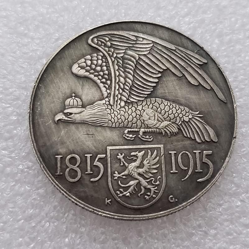 Antika El Sanatları 1815-1915 Alman Paraları Gümüş Dolar Dış Ticaret 926