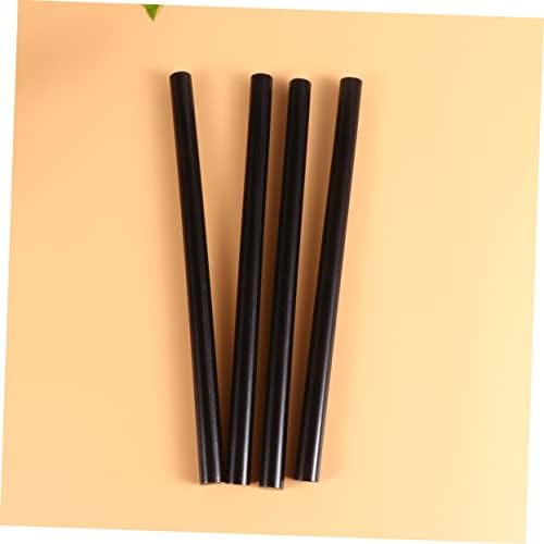 EXCEART 24 adet Sıcak Tutkal Çubukları Mini Siyah Tutkal Çubukları Siyah Sıcak Tutkal Çubukları Zanaat Tutkal Çubukları Yapıştırıcı
